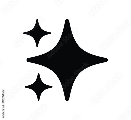 A captivating illustration showcasing a star icon, radiating brilliance and simplicity, isolated on its clean lines and minimalist design evoke a sense of clarity and elegance