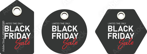 ブラックフライデーのタグデザイン