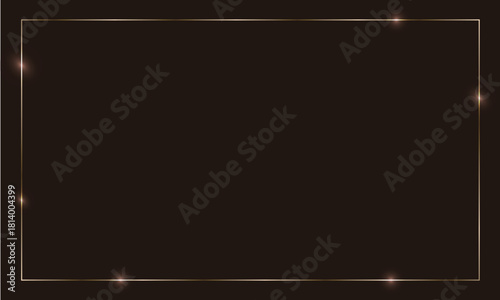 黒背景×金色光沢フレーム