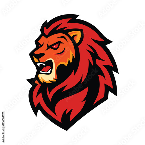lion head vector
