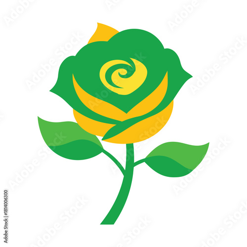 vector illustration of a rose