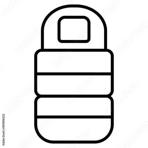 Sleeping Bag outline icon
