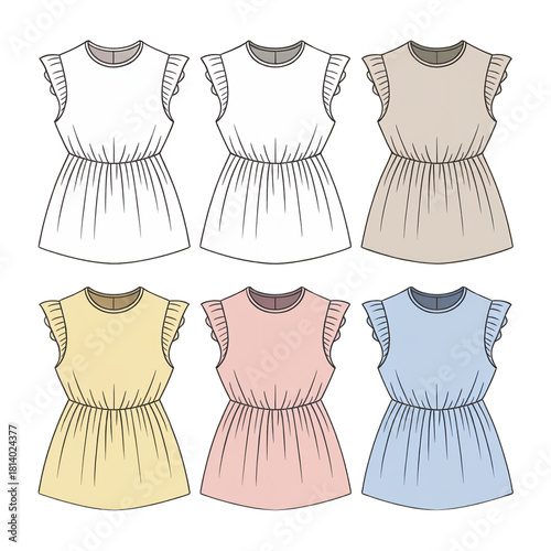 vector illustration of clothes