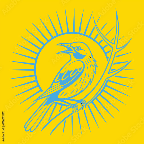 Abstract seed + spark logo where a tiny oval seed shape splits at the top into two thin diverging lines resembling a spark, symbolizing origin, growth, and ignition, clean monochrome vector.