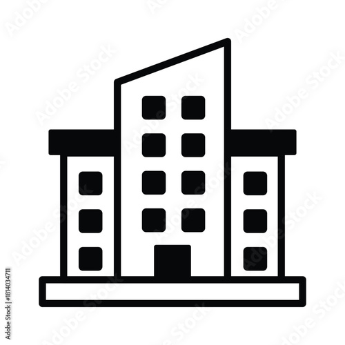 City Building Vector icon which can easily modify or edit