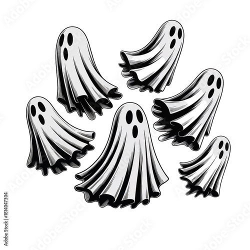 vector illustration of  silhoutte 