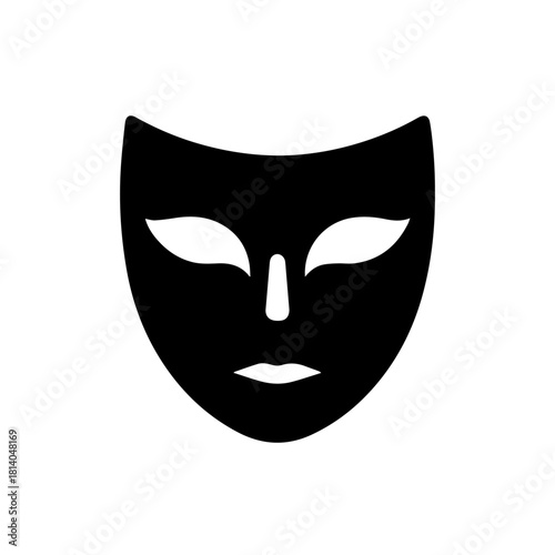 Traditional Face Mask Vector Illustration