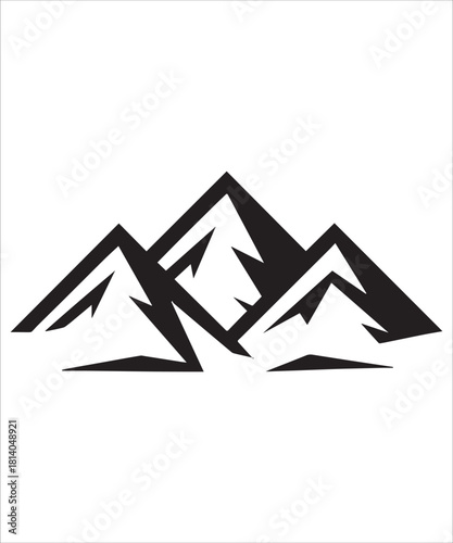 vector illustration of mountain icons, can be used for logo making , and t-shirt designing