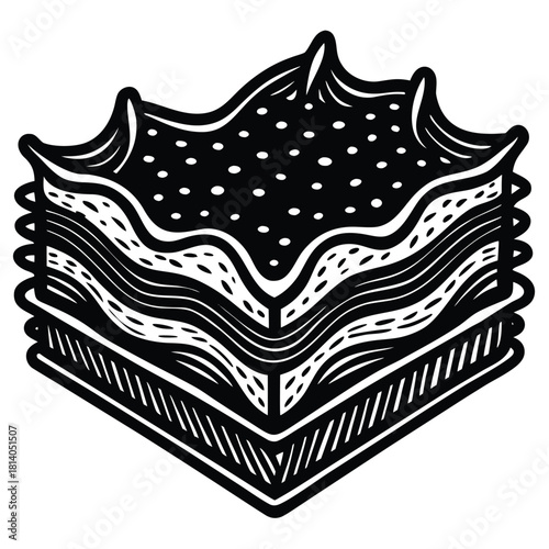 A stylized vector of the epidermis layer of skin, illustrating the outermost layer in a simple, artistic way.