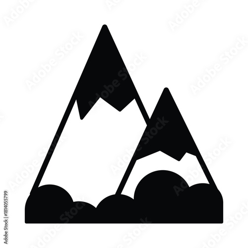  Cliffs Vector icon which can easily modify or edit