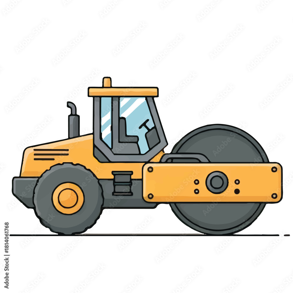 Fototapeta premium Building and Construction Theme Vehicle 