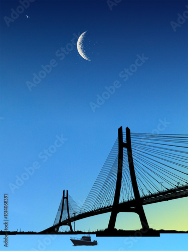 golden gate bridge at night