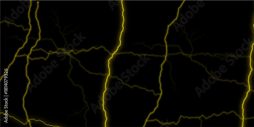 Luxurious Black Granite with Veins of Pure Gold. ntense lightning strikes across a dark night sky. vibrant display of atmospheric electricity with stunning lightning strike against dark sky backdrop.
