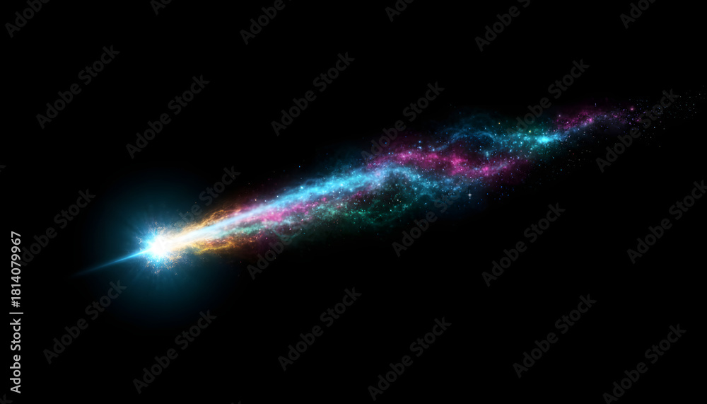 Obraz premium Abstract Light Effects, Stars, Sparkles, Dust Particles and Glowing Elements on Transparent Background , No Background |
