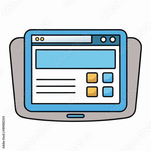 A sleek device setup showcasing website development—code lines glowing on the screen, tools, icons, and UI elements arranged neatly to reflect modern digital creation.