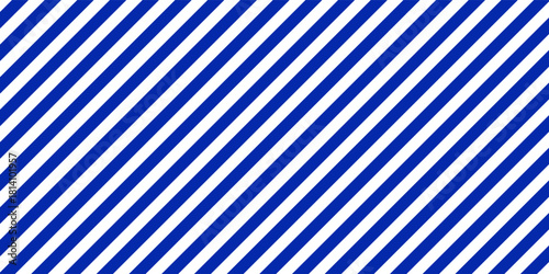 blue stripes on white background. Striped diagonal pattern Vector illustration of Seamless background Christmas or winter theme Background with slanted lines