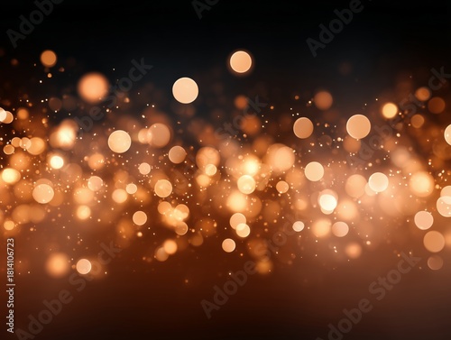 Wallpaper Mural A Stunning Display of Glimmering Amber Lights Creating a Captivating Atmosphere of Warmth and Elegance in a Dark Setting Torontodigital.ca