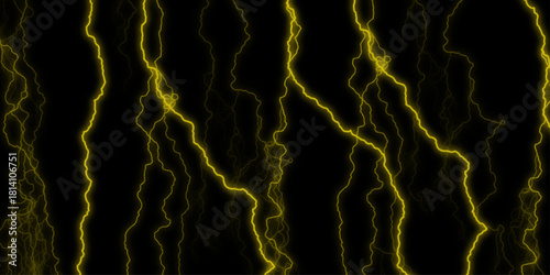 Luxurious Black Granite with Veins of Pure Gold. ntense lightning strikes across a dark night sky. vibrant display of atmospheric electricity with stunning lightning strike against dark sky backdrop.
