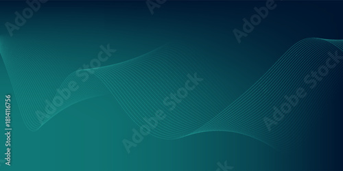 Digital technology speed connect blue green background, abstract communication, cyber nano information. eps10