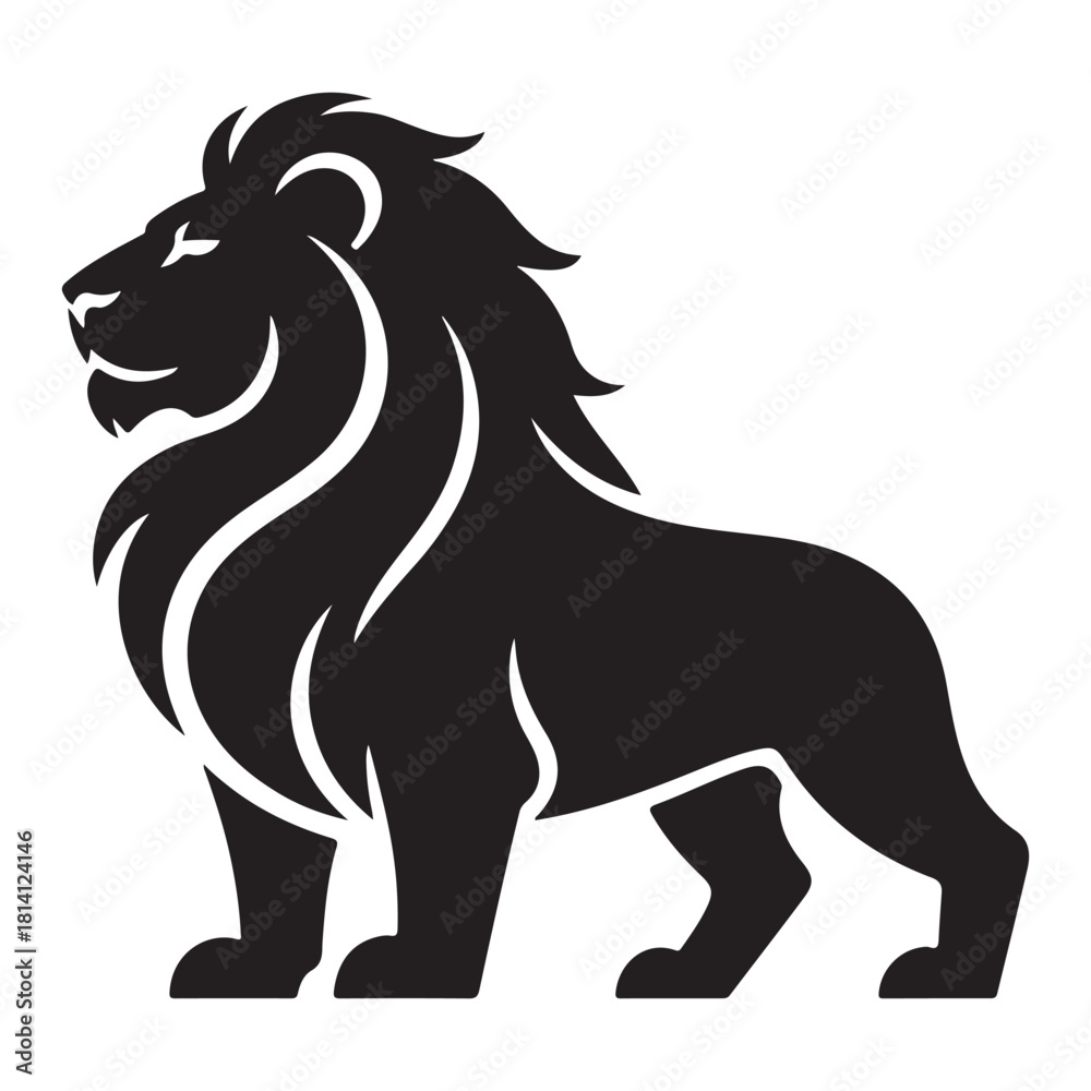 Obraz premium Lion Vector 