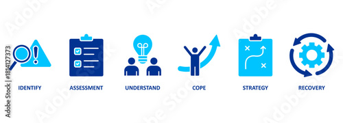 Kaizen Set  icon vector illustration. business philosophy and corporate strategy concept of continuous improvement with quality, advancement, continuous, success and implementation icon 