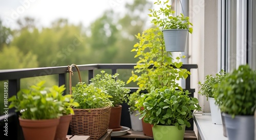Fototapeta Naklejka Na Ścianę i Meble -  flowers in pots