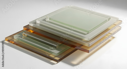 Layered Translucent Ceramic Panels