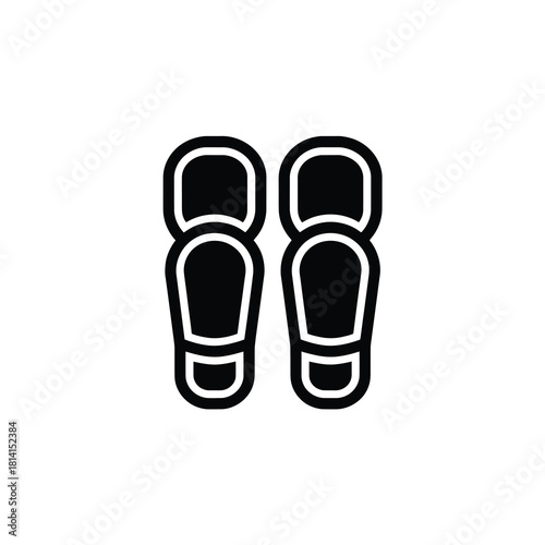 Shin guards protective gear sport safety equipment icon vector