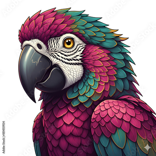 The Tropical Flame Parrot