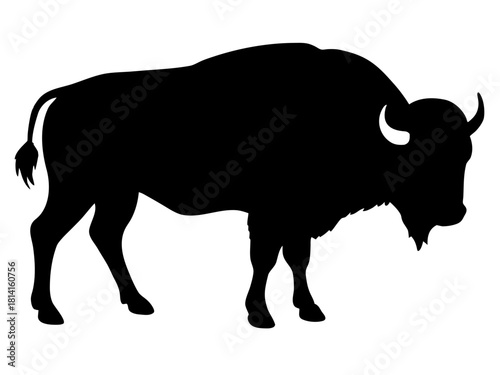 buffalo   simple   silhouette vector,buffalo  icon