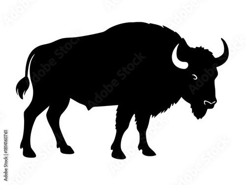 buffalo   simple   silhouette vector,buffalo  icon
