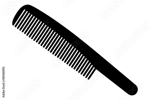 comb  black silhouette vector,hair comb icon vector