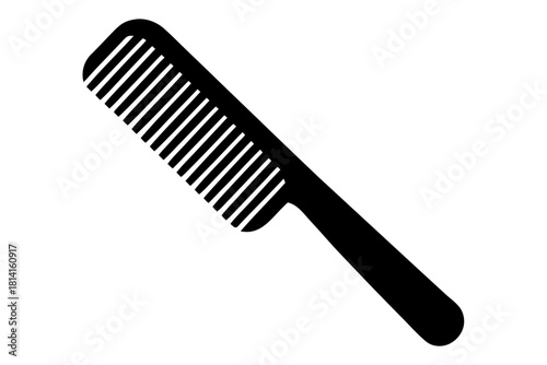 comb  black silhouette vector,hair comb icon vector