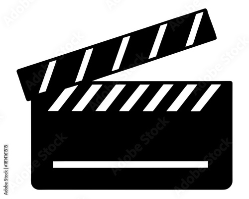 movie clapperboard  simple   silhouette vector,movie clapperboard  icon