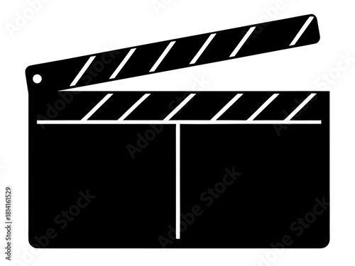 movie clapperboard  simple   silhouette vector,movie clapperboard  icon