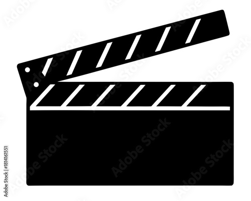 movie clapperboard  simple   silhouette vector,movie clapperboard  icon