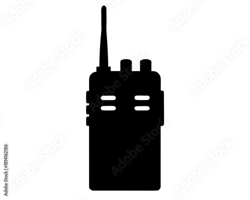walkie talkie   black silhouette vector,walkie talkie  icon