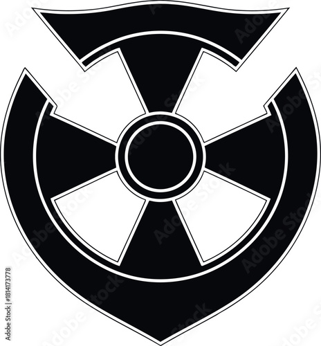 Heraldic Shield Symbol