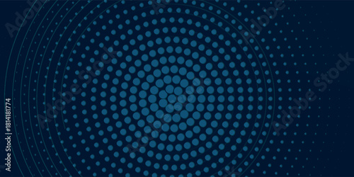 Dark blue dynamic abstract vector background with diagonal lines. 3d business presentation banner cover for sales event evening party. Fast moving circles, soft wave lines and decoration lines. Eps 10