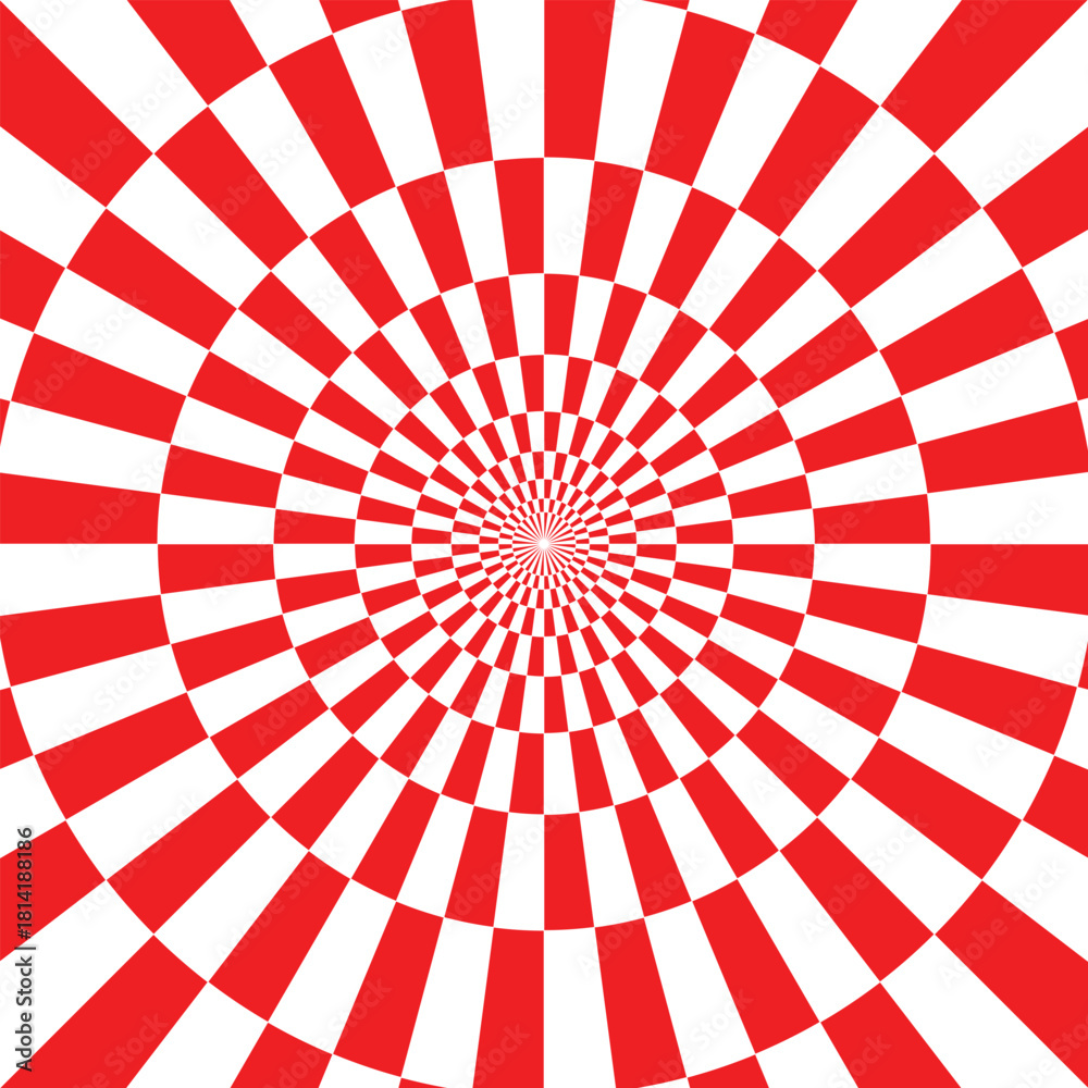 Fotografija Red striped pattern