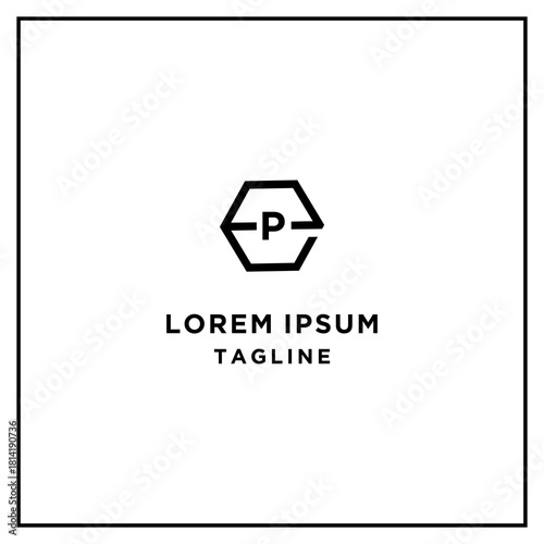 Free Download ep or pe hexagon logo - GFXLoad