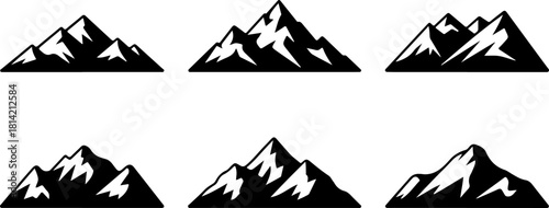 Mountain and forest silhouette bundle, mountain forest svg bundle for cricut, outdoor adventure silhouette clipart, hiking and camping svg designs, wilderness mountain vector pack, nature landscape si