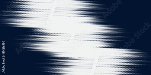 Glitch distorted brush stroke . Noise destroyed logo . Trendy defect error shapes