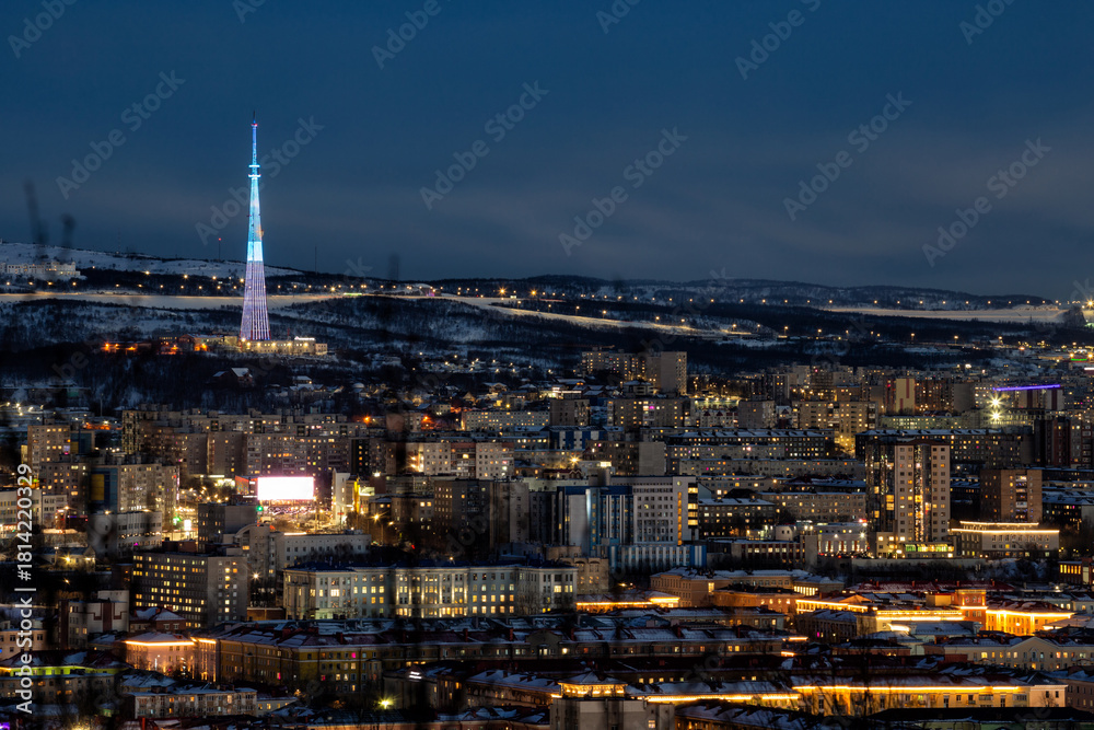 Fototapeta premium City of Murmansk
