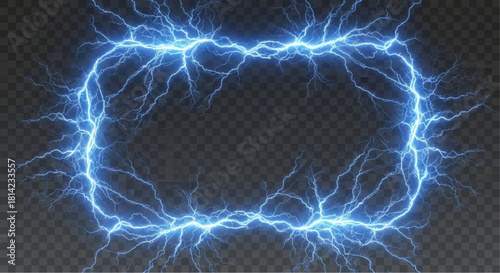 A stunning, electrifying digital artwork with a captivating, glowing rectangular frame, pulsating with vibrant energy. vector illustration