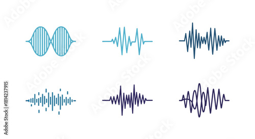 Collection of Sound Wave Visualizations for Audio Analysis and Design Purposes
