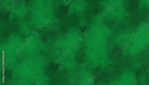 Abstract smoke and cloud background texture in green  tones.