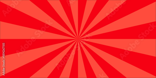 Spiral starburst and striped pattern abstract geometric retro sunrays line wavy texture. Vector red sun rays sunburst texture background. used for the web, banner and cartoon etc. top view.