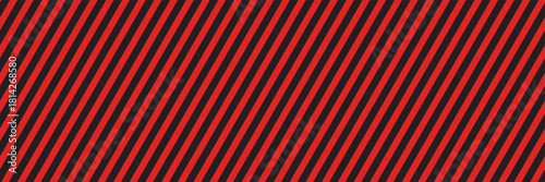 Striped background with vertical straight red and black stripes. Vector seamless repeat banner of beach organic stripes in blue