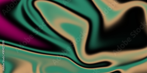 Abstract background of colorful liquid liner. Abstract texture of liquid acrylic. digitally drawn smoke with colorful style. Seamless smoke pattern. Abstract purple green marble patterned texture .